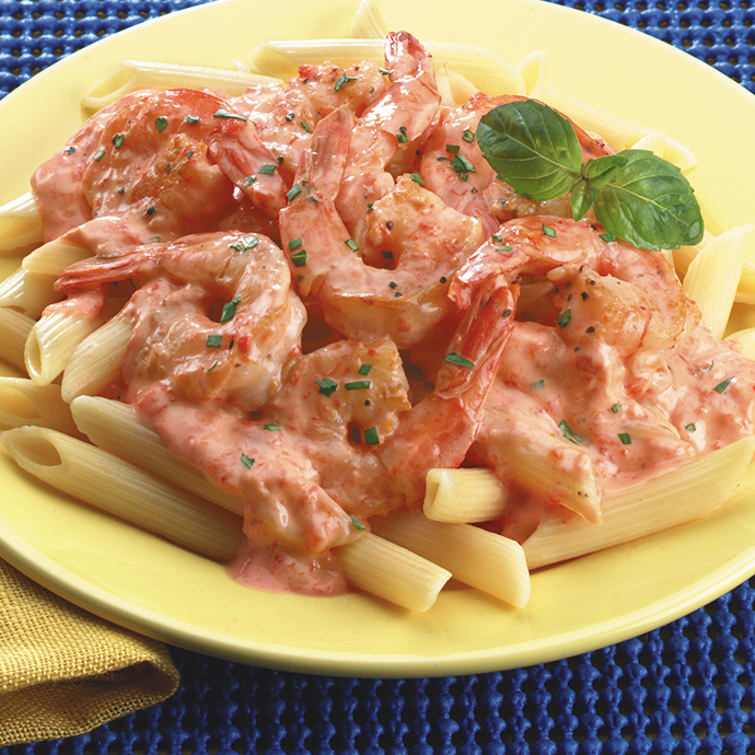 Shrimp in Red Pepper Alfredo Sauce - RAGÚ