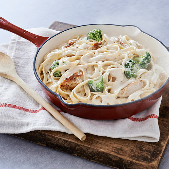 Chicken & Broccoli Alfredo with Fettuccine