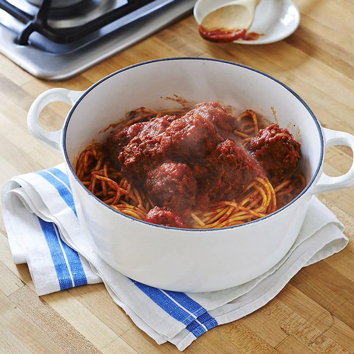 Mama’s Best Ever Spaghetti & Meatballs