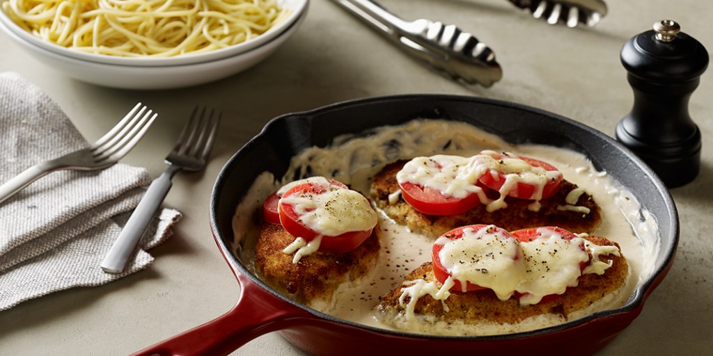 Alfredo with Chicken & Tomato