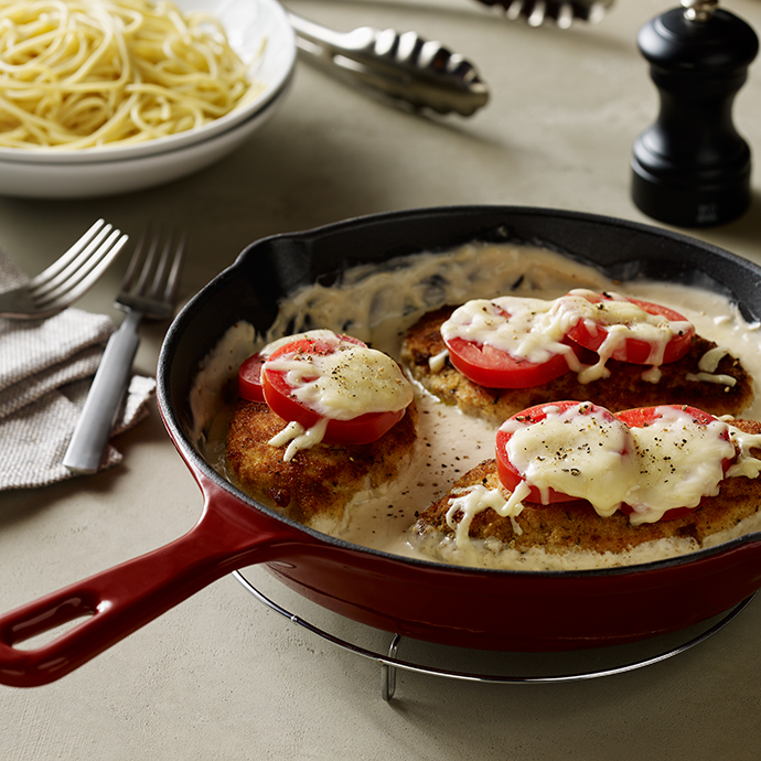 Alfredo with Chicken & Tomato