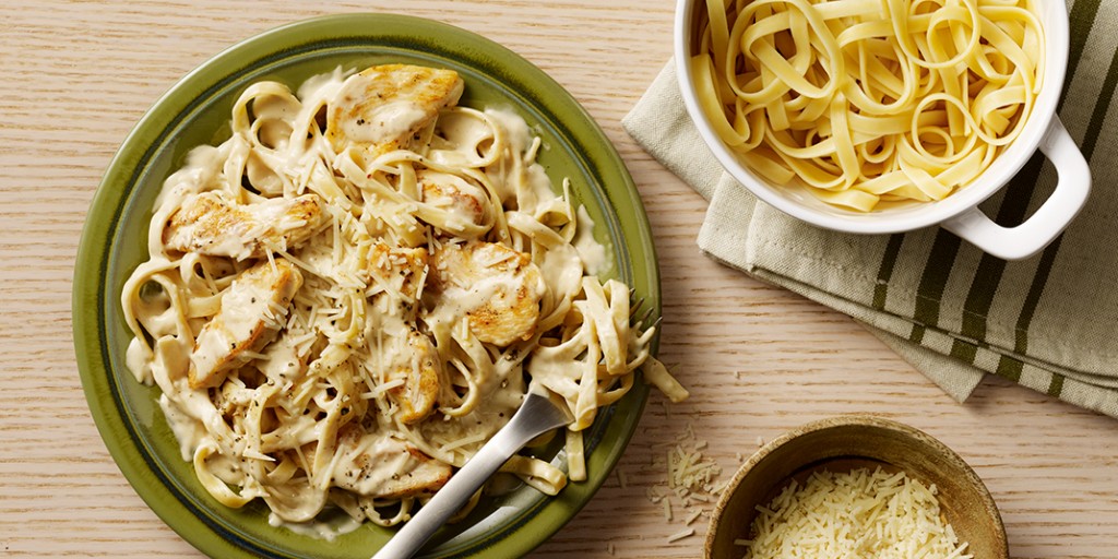 Chicken Alfredo with Fettuccine