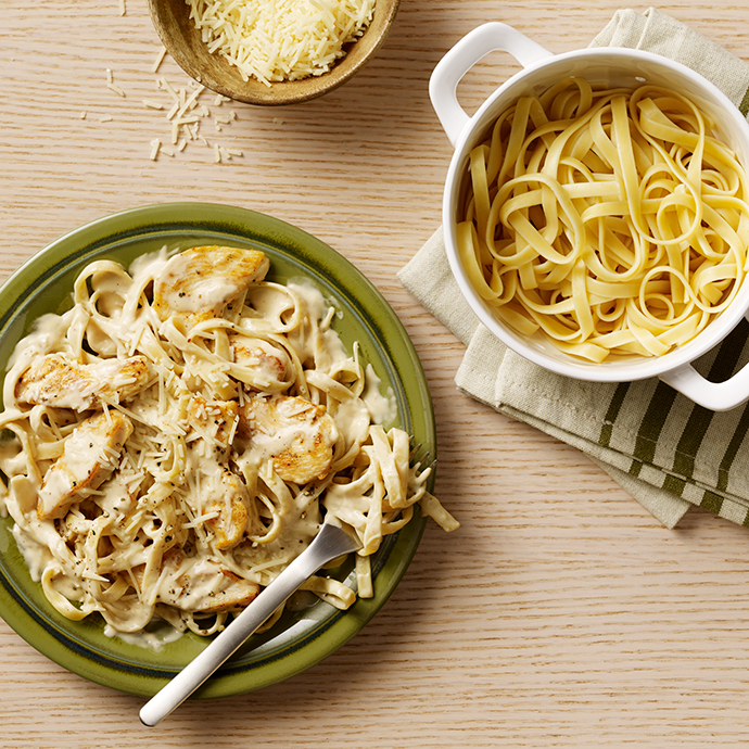 Chicken Alfredo with Fettuccine