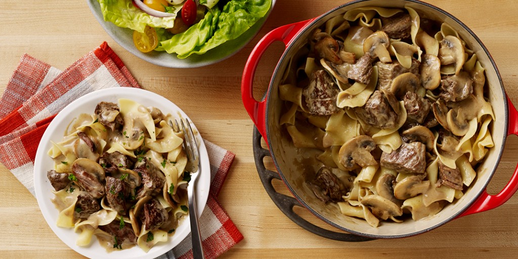 Slow Cooker Beef Stroganoff