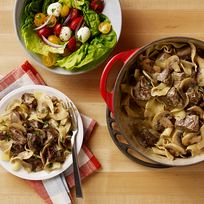 Slow Cooker Beef Stroganoff