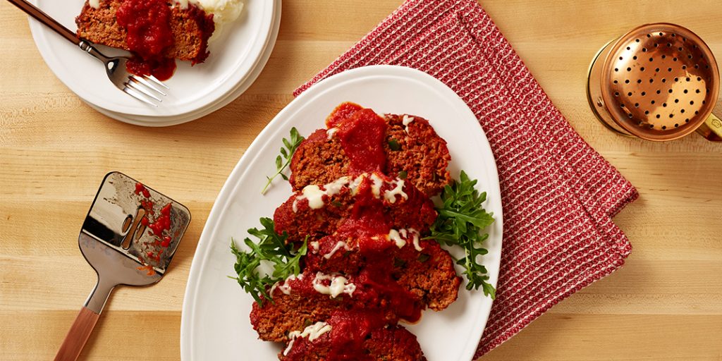 Tomato & Mozzarella Meatloaf