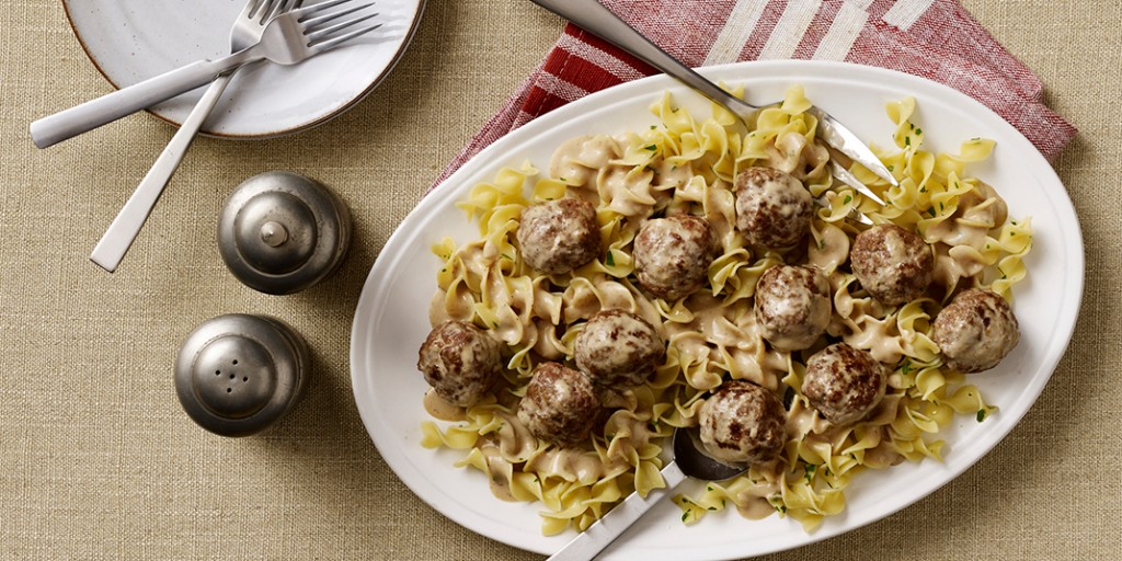 Roasted Garlic Swedish Meatballs