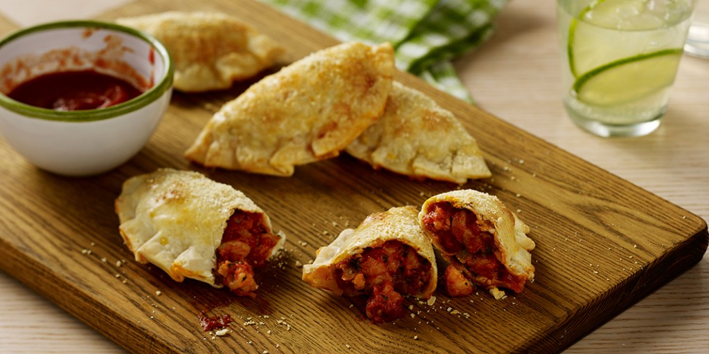 Baked Shrimp Parmesan Empanadas