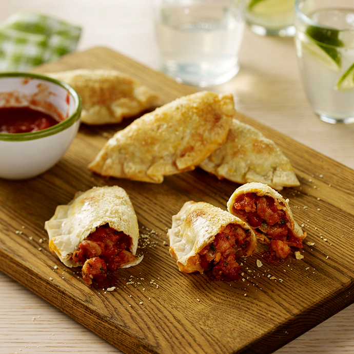 Baked Shrimp Parmesan Empanadas