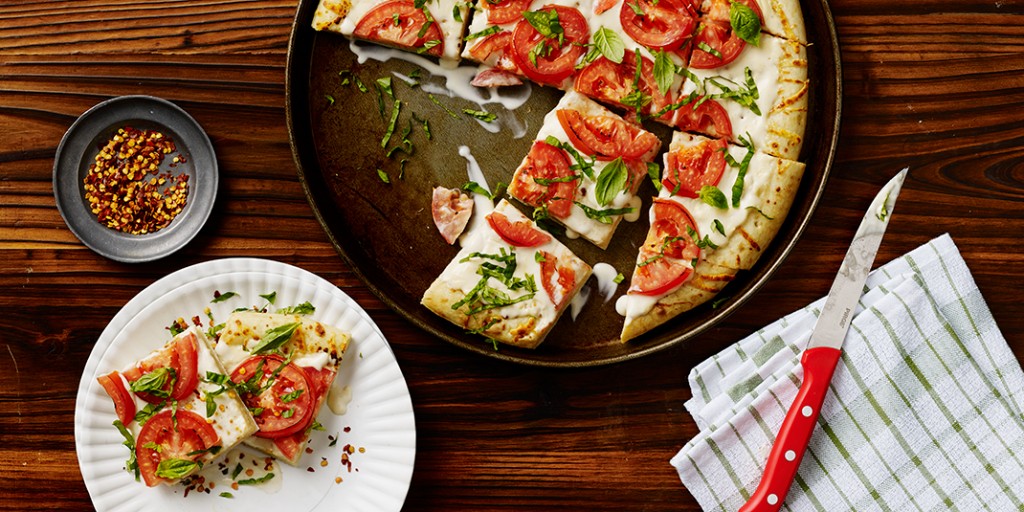 Creamy Basil White Pizza