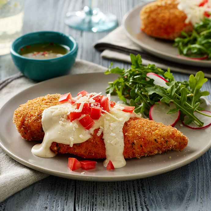 Chicken Parmesan Alfredo