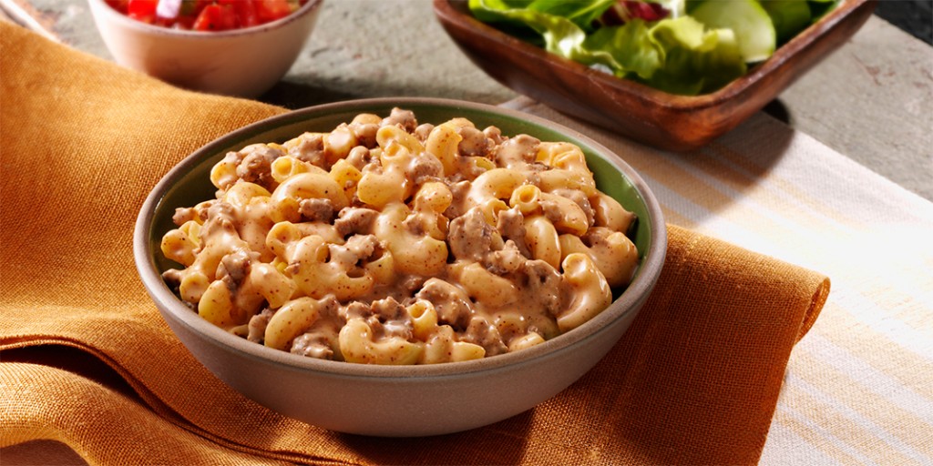 Beef Alfredo Chili Mac