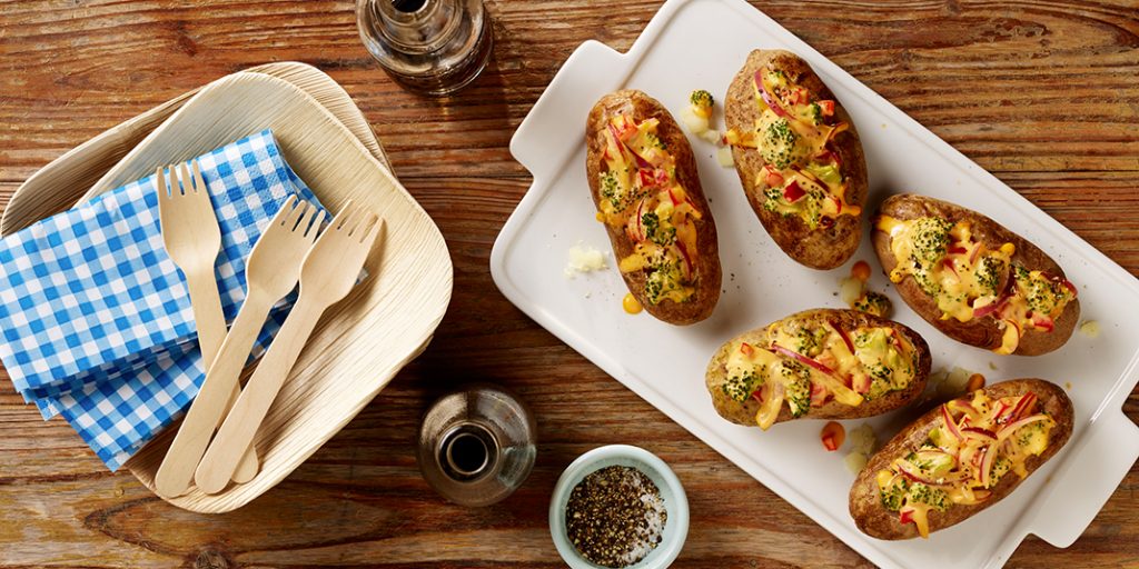 Cheddar Baked Potatoes