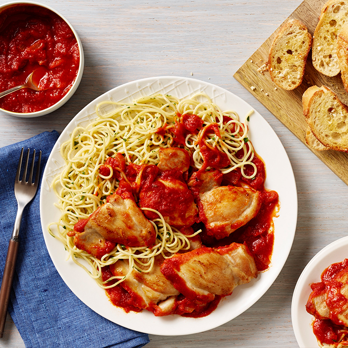 Skillet Chicken Cacciatore