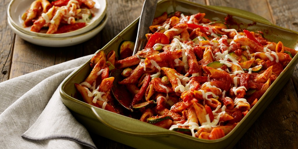 Baked Pasta Primavera Casserole Recipe RAGÚ