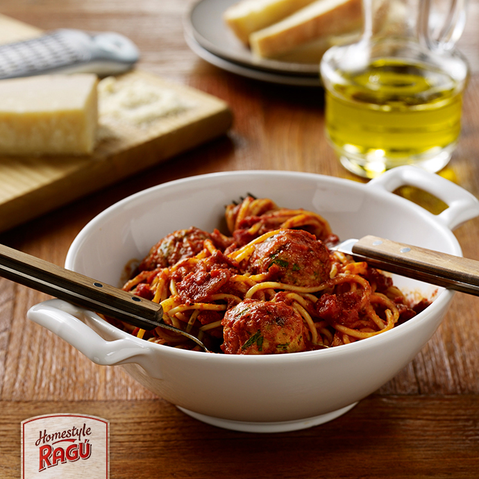 Spaghetti & Turkey Meatballs