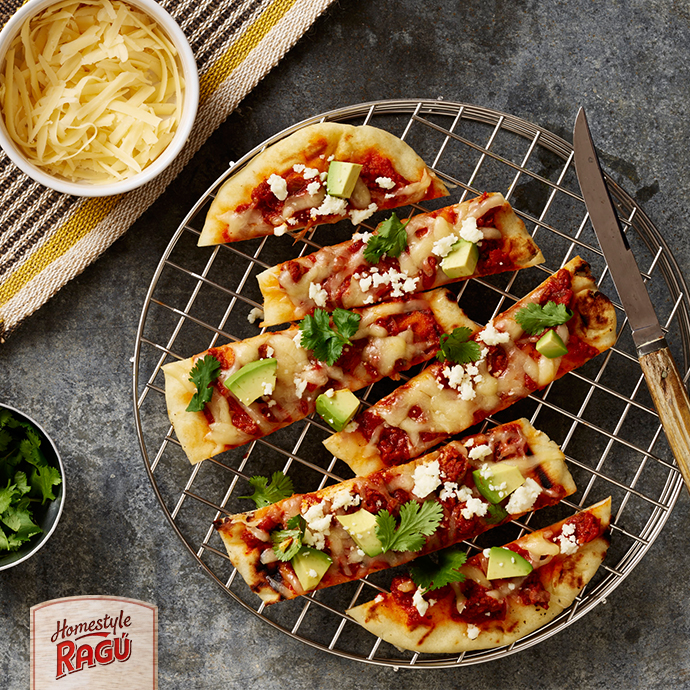 Spicy Beef & Chorizo Grilled Pizza