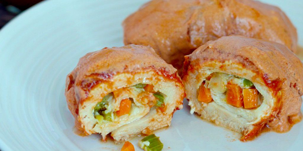 Sour Cream Chicken Rolls