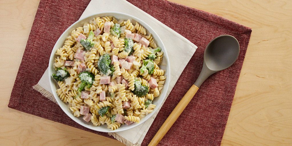 Creamy Ham and Broccoli Rotini