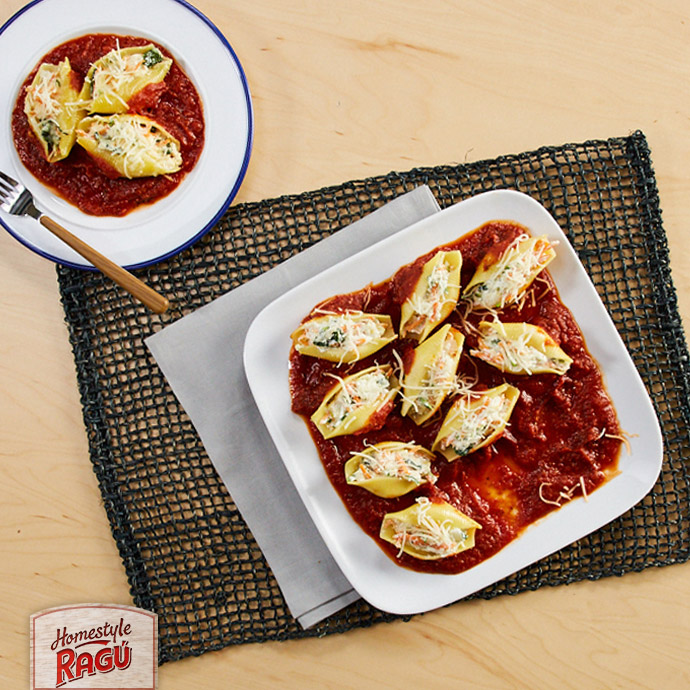 Veggie-Stuffed Pasta Shells