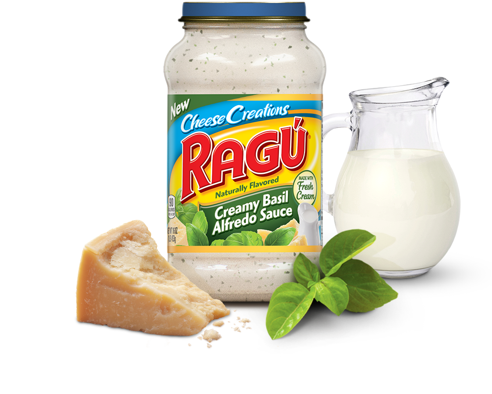 Creamy Basil Alfredo Pasta Sauce RAGÚ