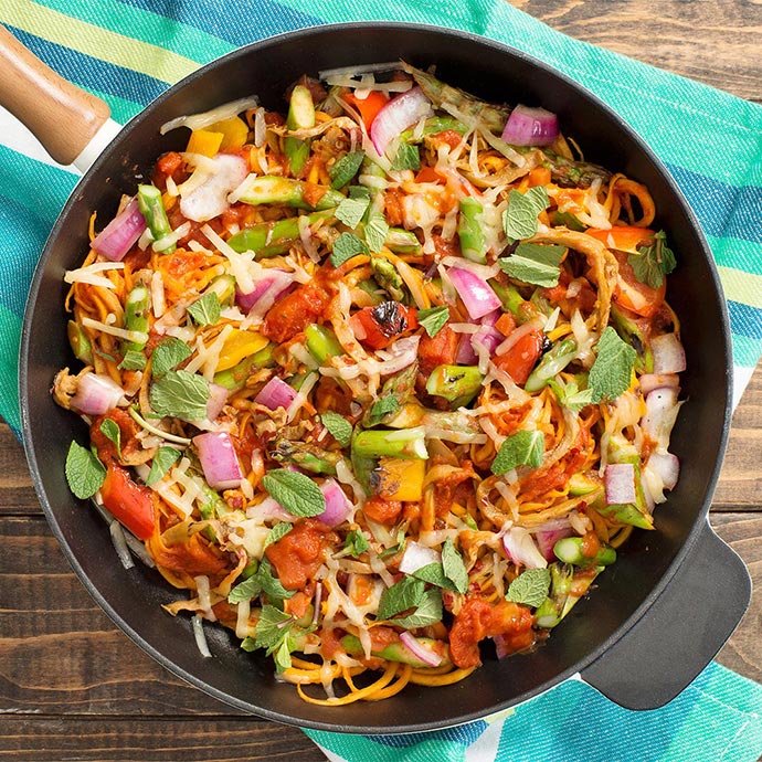Fire-Roasted Primavera with Veggie Noodles