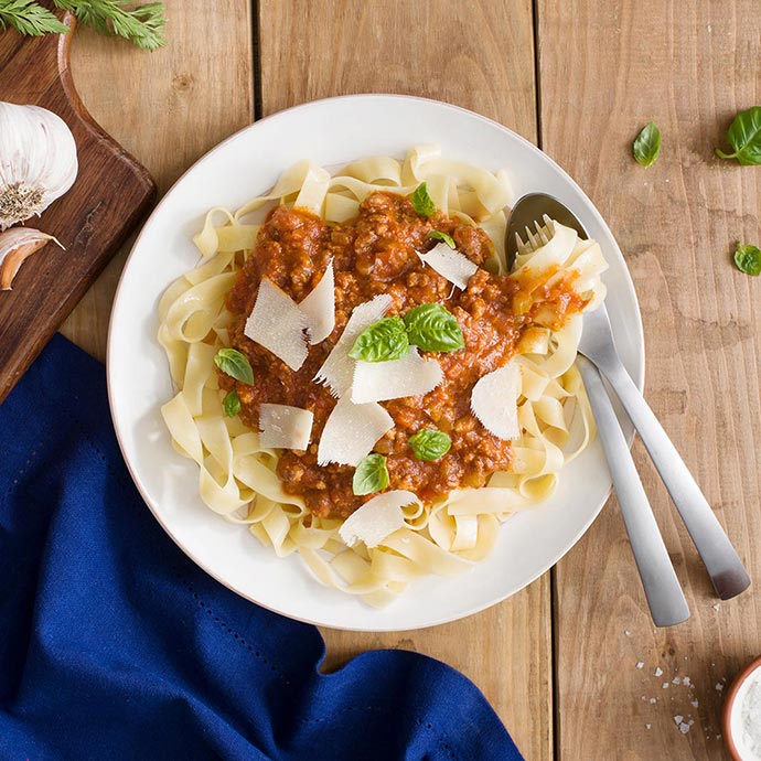 Three-Meat “Instant” Bolognese