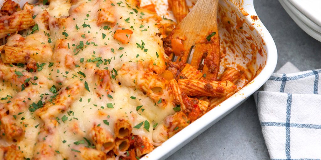 Chorizo Rigatoni Bake