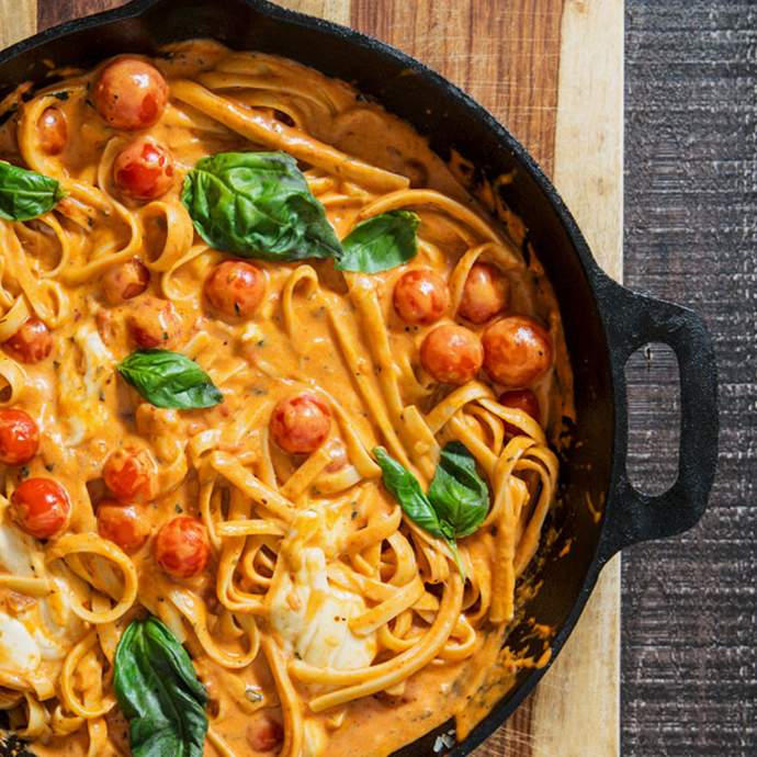 Rosa Chicken Caprese Pasta