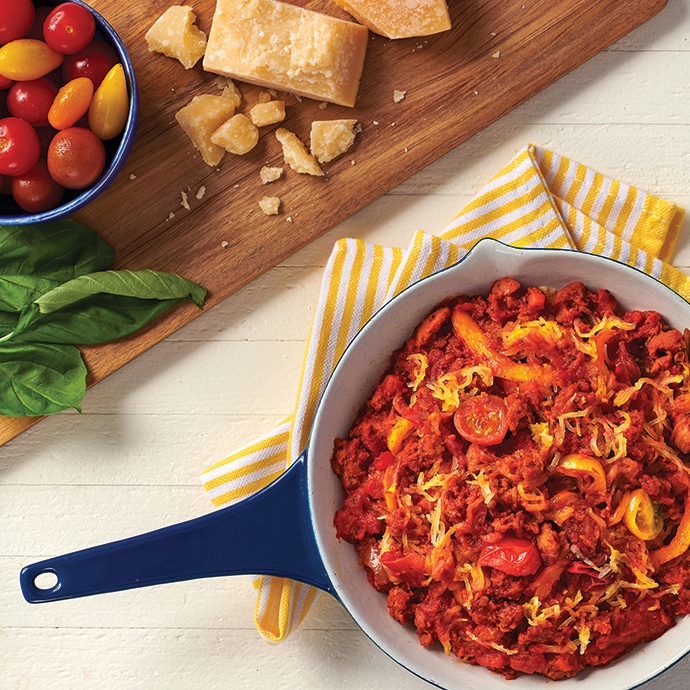 Veggie Spaghetti Squash Skillet