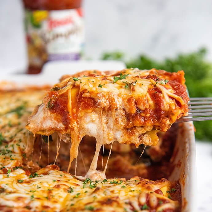 Vegetable Ravioli Lasagna