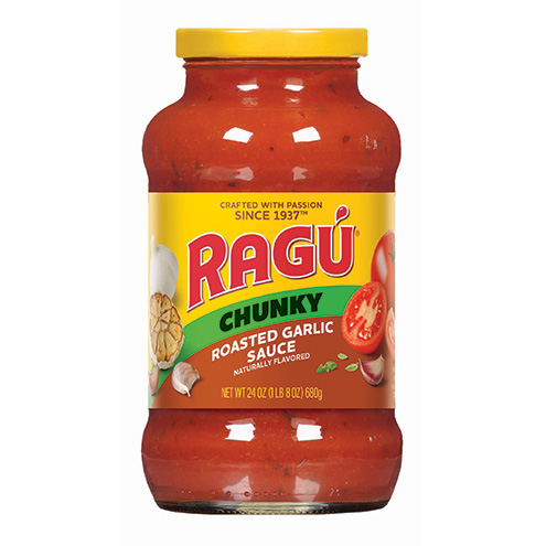 RAGÚ Chunky Roasted Garlic pasta sauce, 24 oz